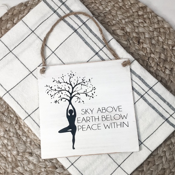 🛒2/$18!🛒 Peace Within  - Handcrafted Sign - Picture 1 of 4